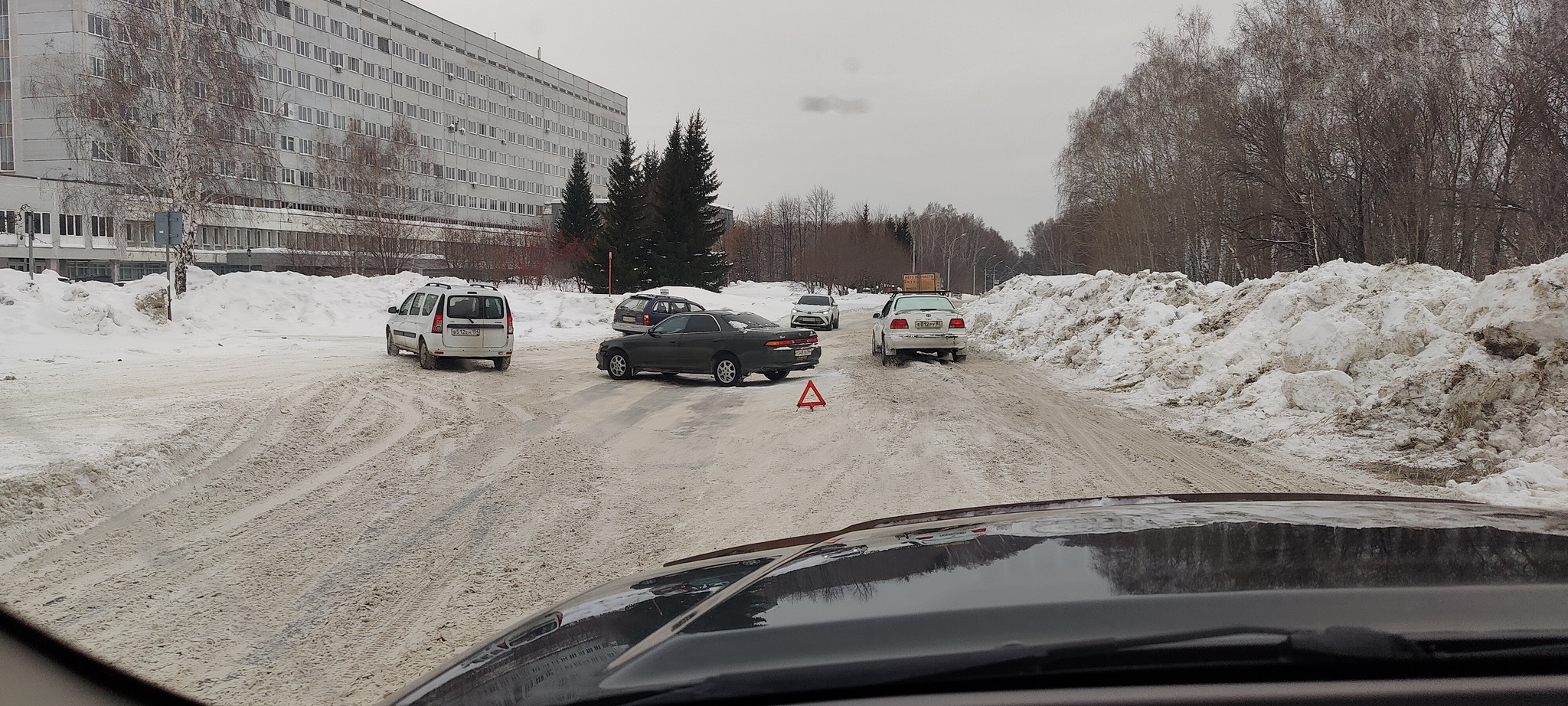 И снова об уборке дорог в Новосибирске | Пикабу