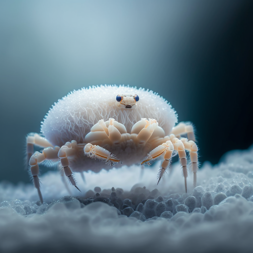 Пушистые крабы | Пикабу