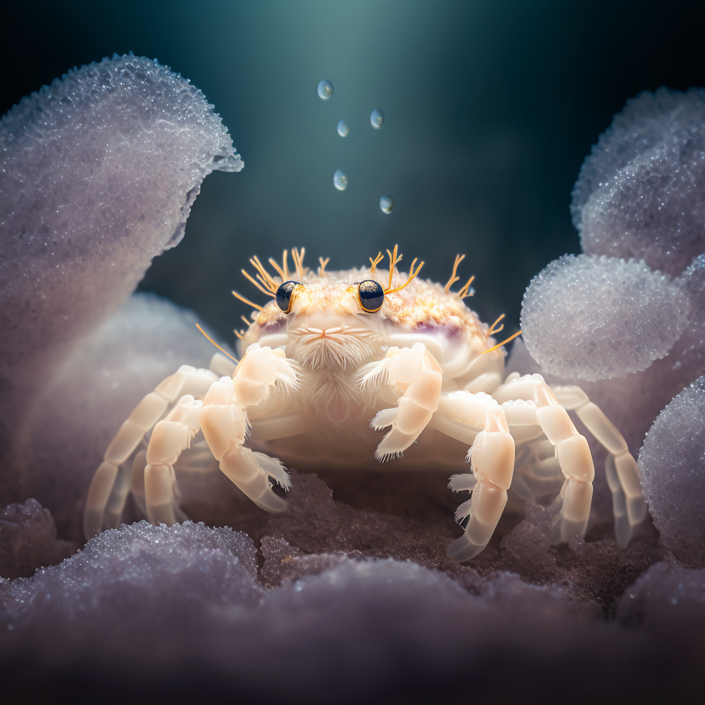 Пушистые крабы | Пикабу