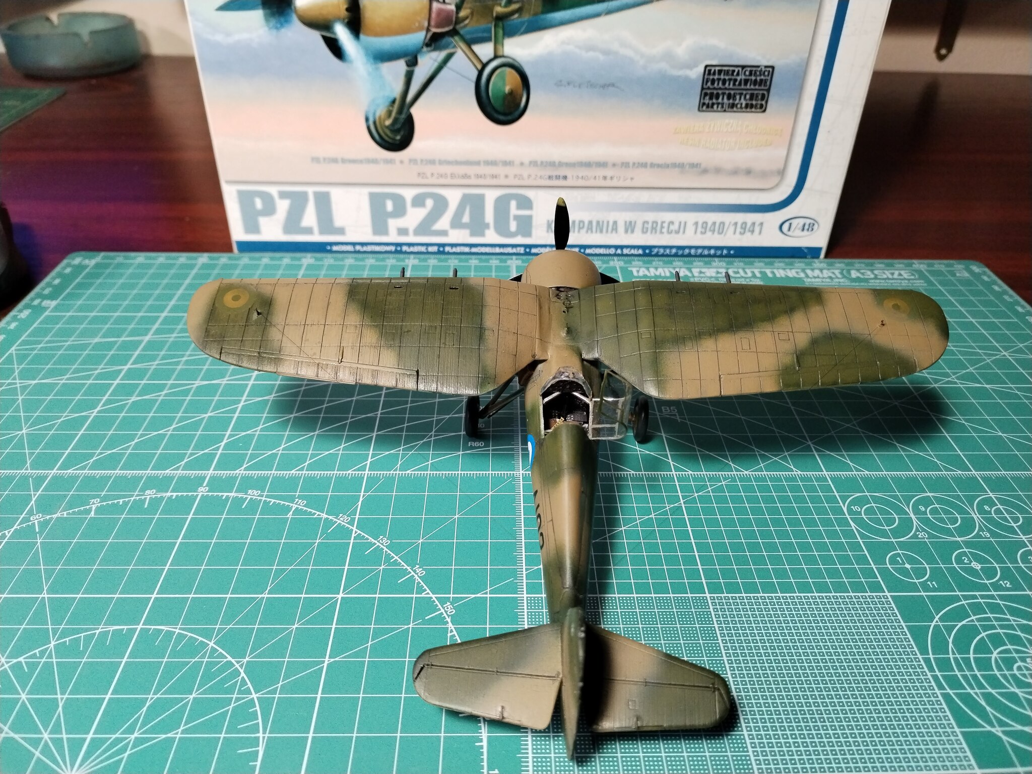 PZL P.24G 1/48 Mirage hobby | Пикабу