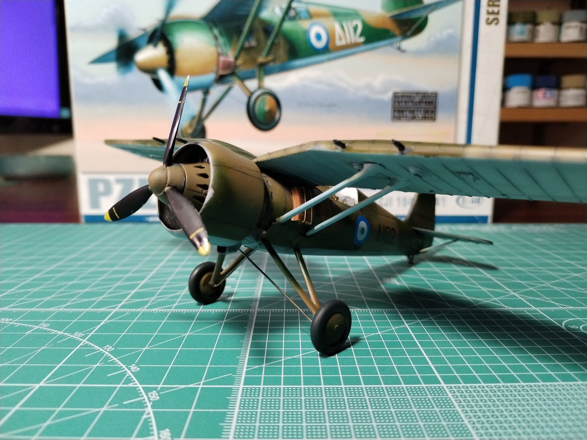 PZL P.24G 1/48 Mirage hobby | Пикабу