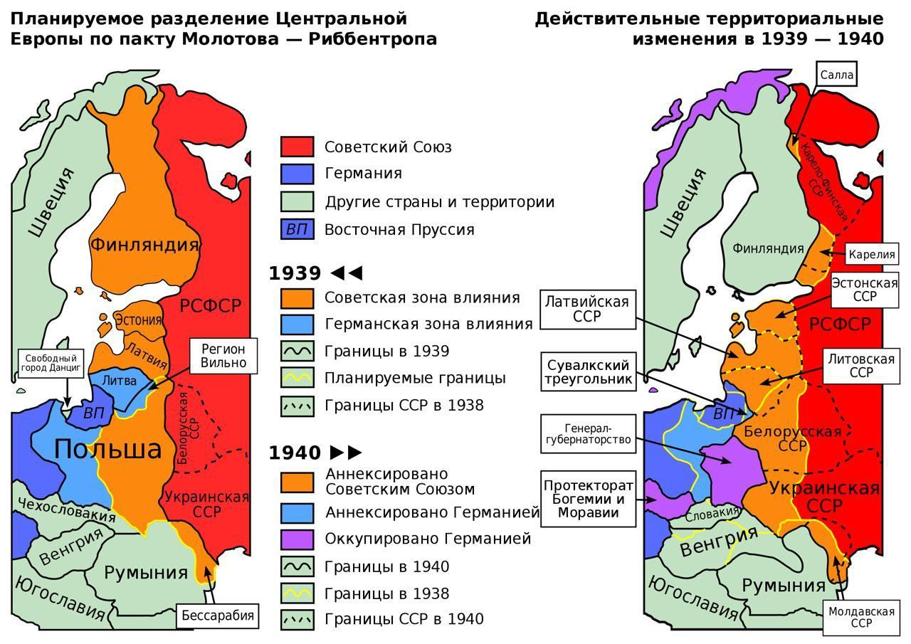 Пакт Молотова-Риббентропа | Пикабу