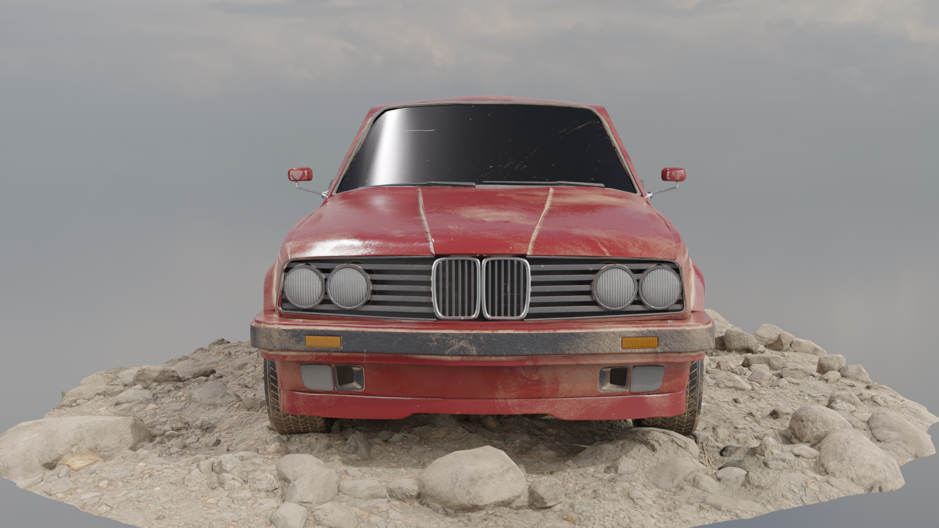 Game asset. BMW E30 | Пикабу