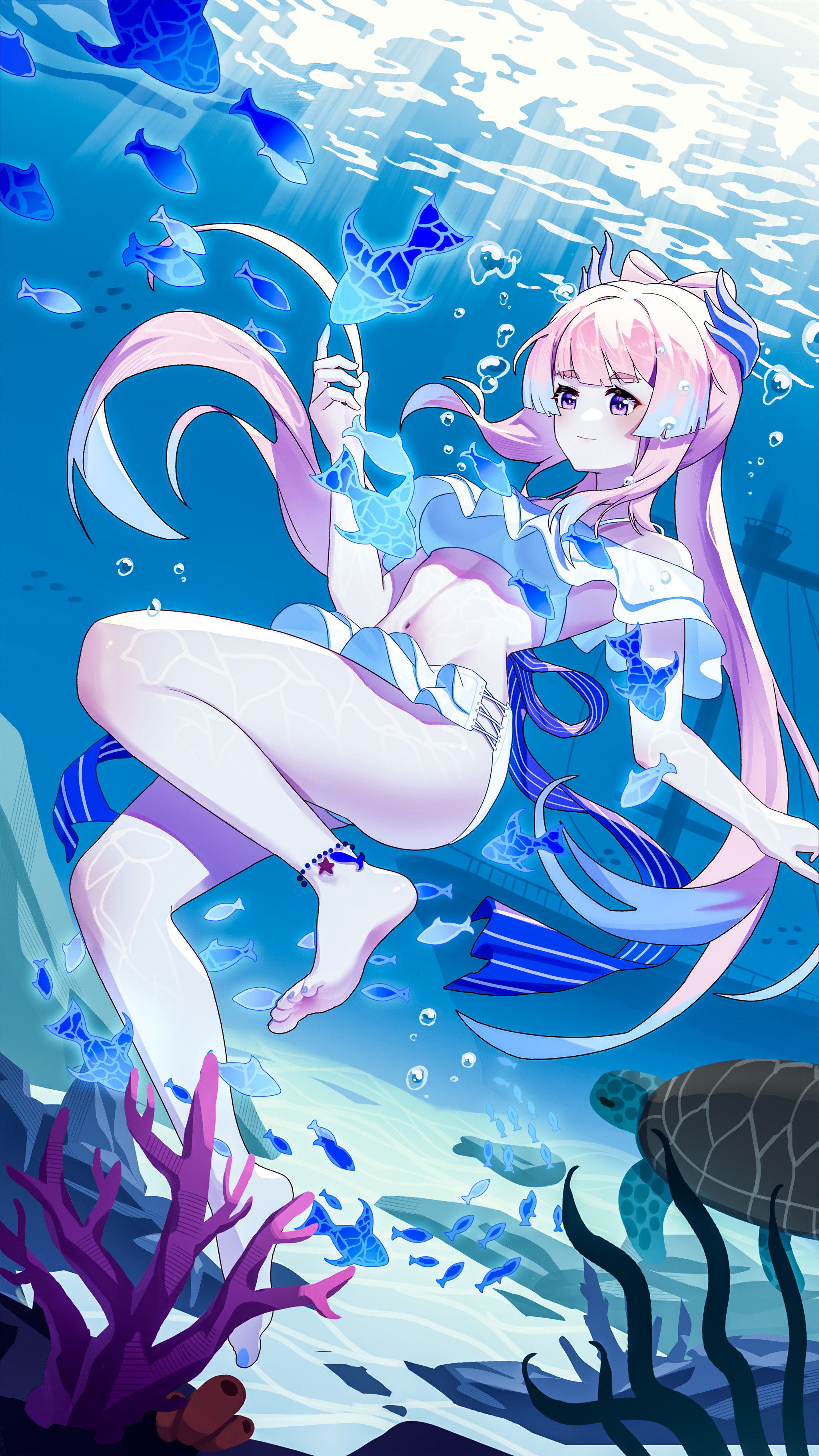 Sangonomiya Kokomi - Anime art, Genshin impact, Sangonomiya Kokomi 