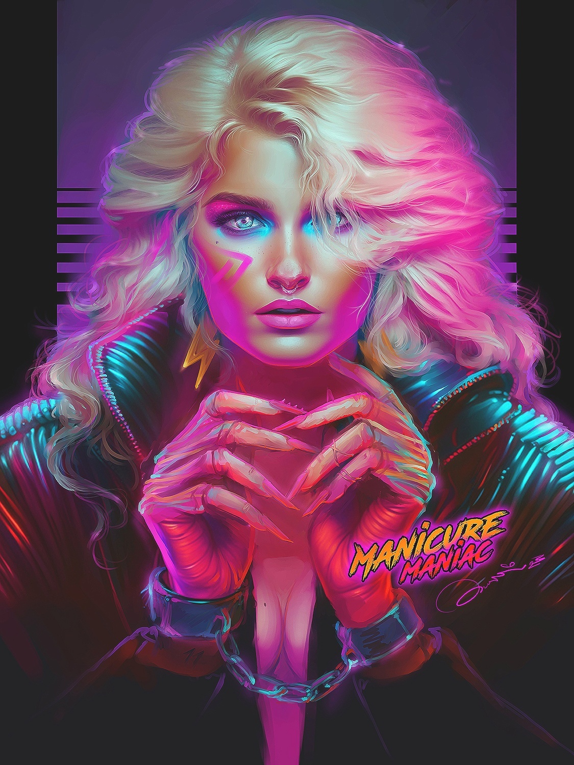 Neon Vinyl Retrowave VHS 80-s | Пикабу