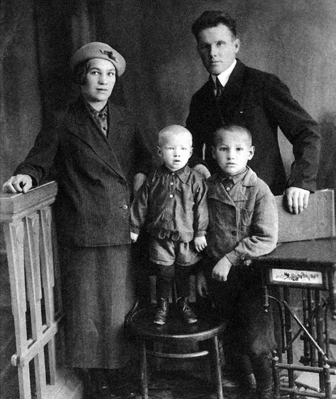 Семья Ельциных, 1939 год | Пикабу