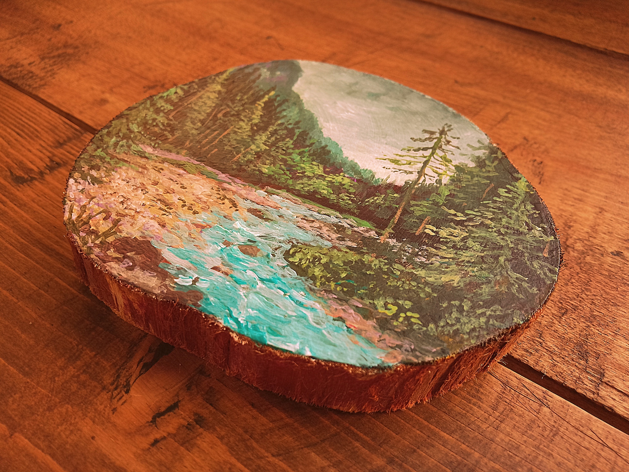 Живопись на спиле | Пикабу