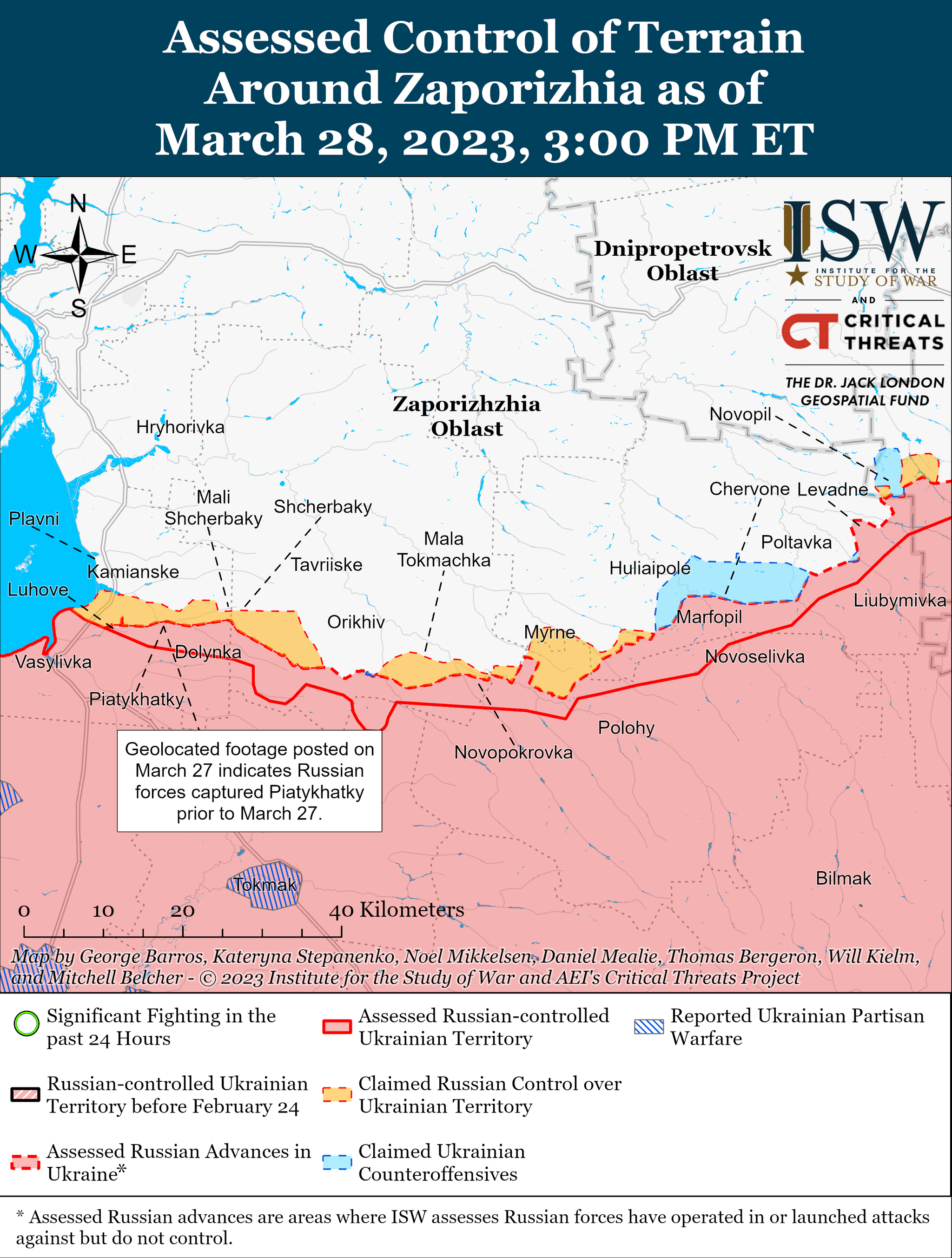 Институт изучения войны: сводка от 28 марта 2023 года | Пикабу