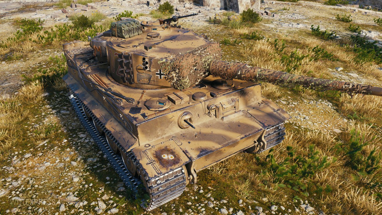 3D Стиль для прокачиваемого Tiger 1 - 