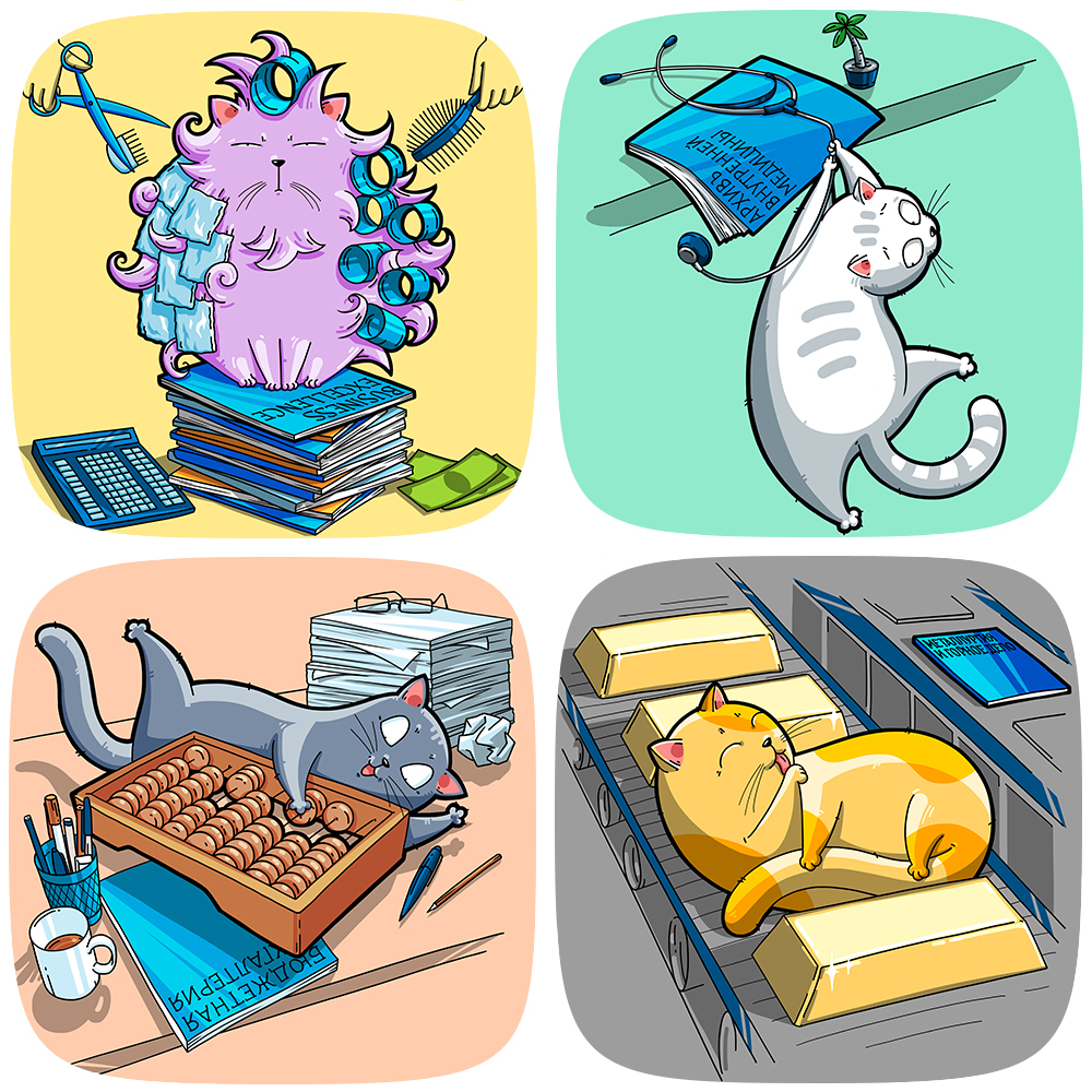 Коты на календарь | Пикабу