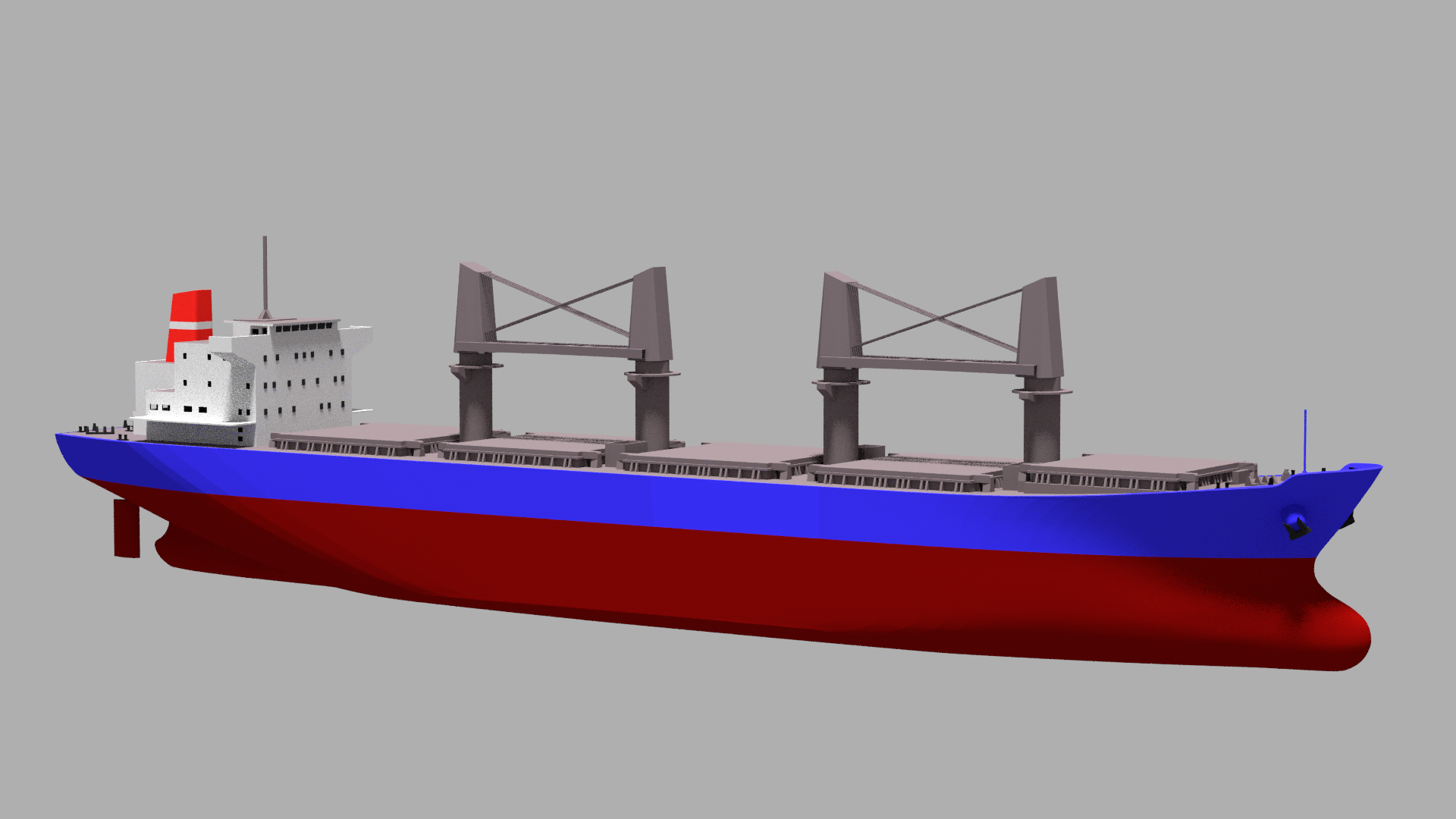 Модель судна типа Handysize bulk carrier, или Bulker | Пикабу