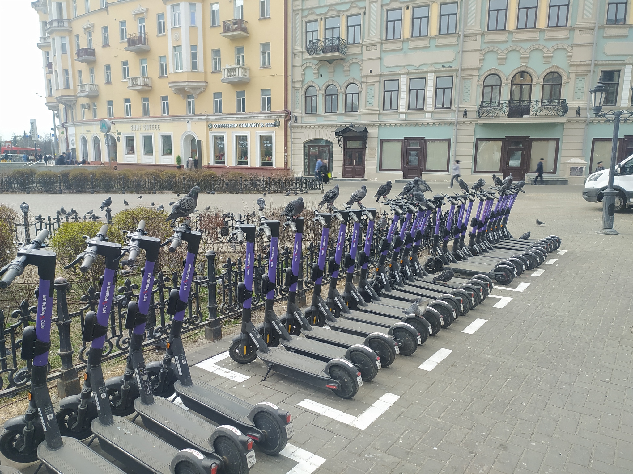 Неожиданная проблема для кикшеринга в центре Казани: | Пикабу