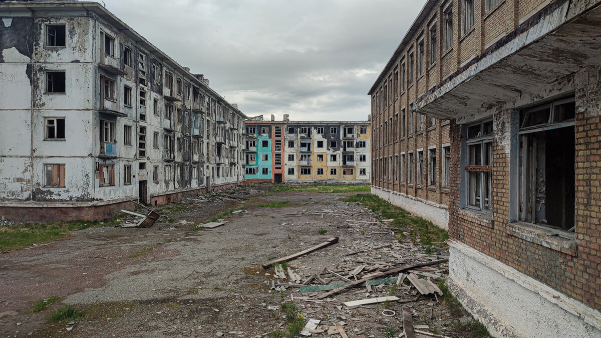 Поселок который пытался стать городом, но превращается в Припять, Воргашор ( Воркута) | Пикабу