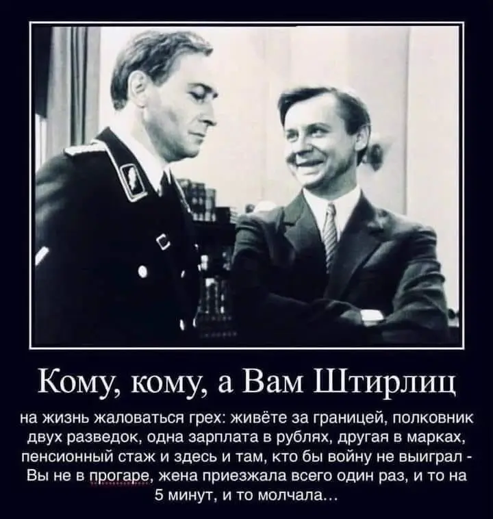 Штирлиц задумался | Пикабу