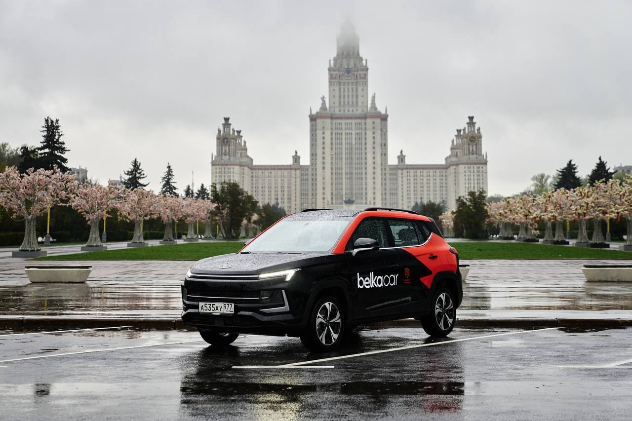 Протестировать новый кроссовер Москвич 3 теперь можно в BelkaCar | Пикабу