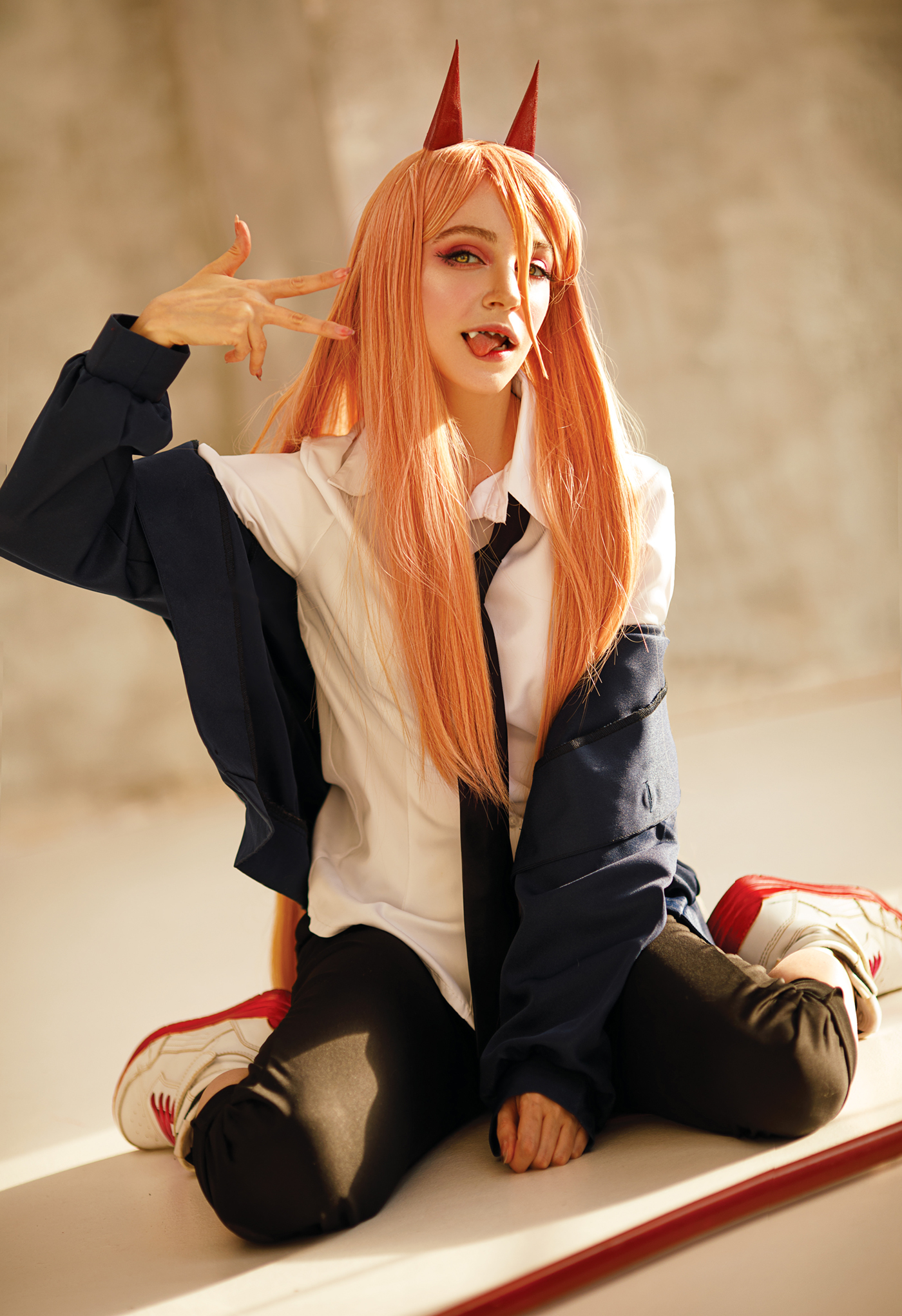 Power from Chainsaw Man cosplay | Пикабу