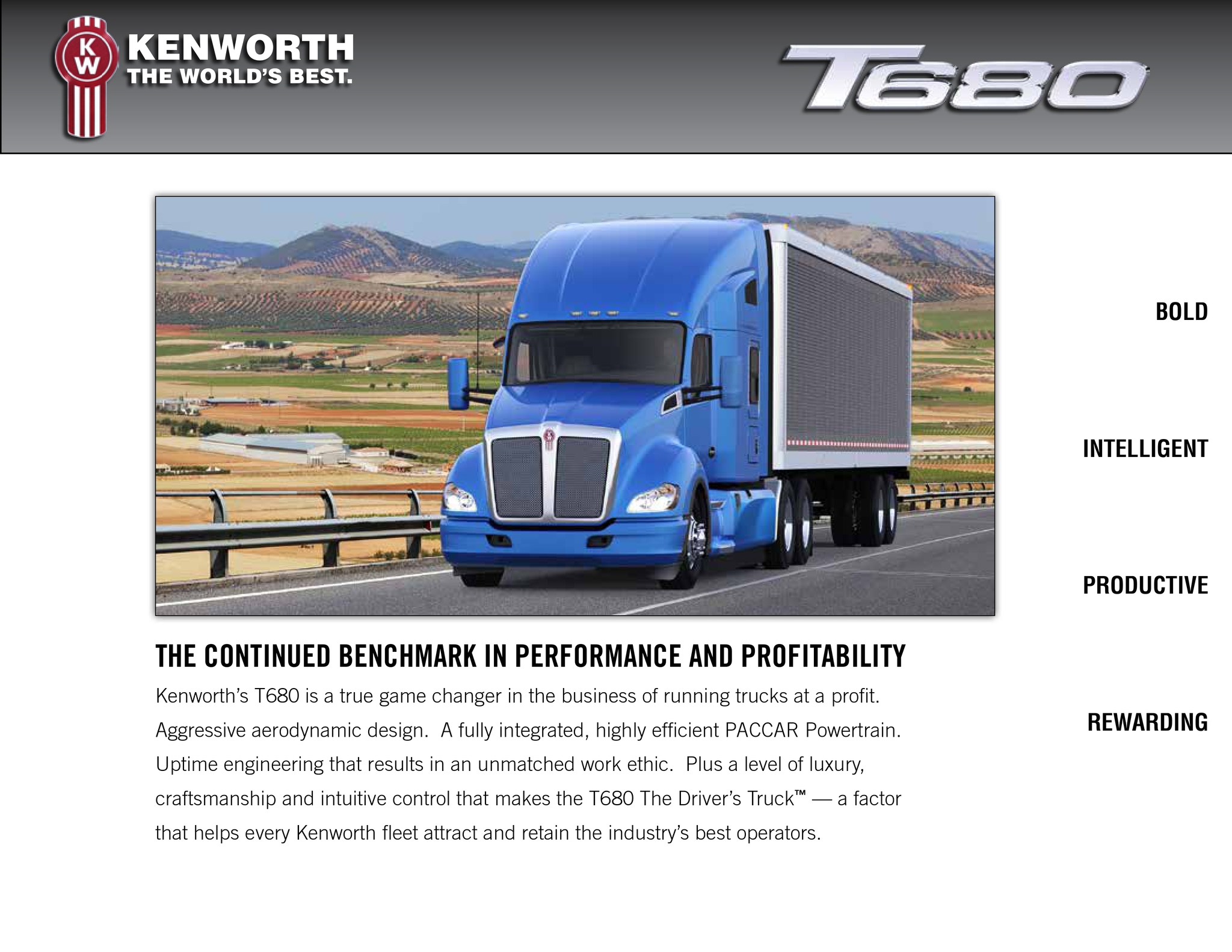 Брошюра Kenworth T680 за 2019 год | Пикабу