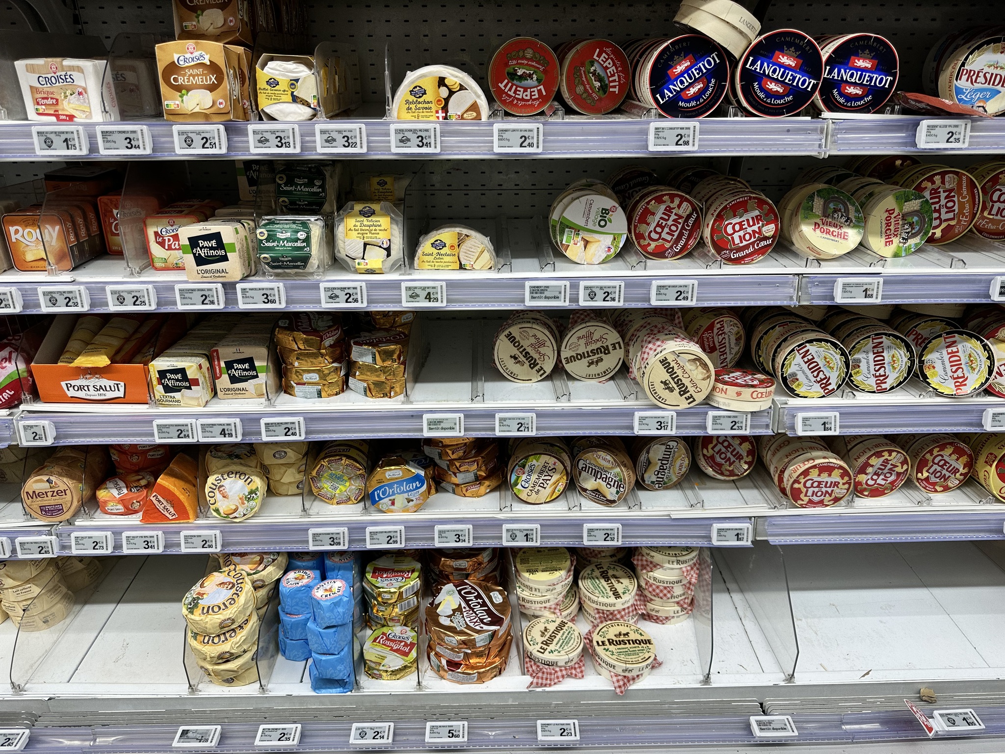 Цены на продукты во Франции | Пикабу