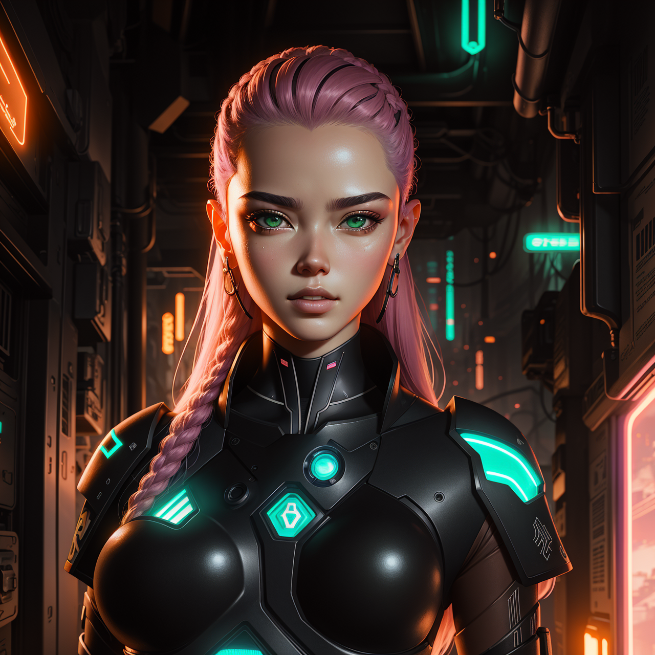 Cyberpunk girl | Пикабу