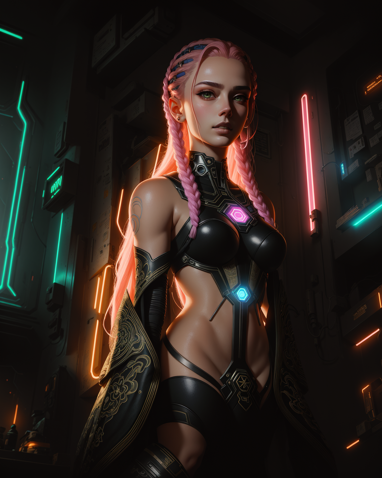 Cyberpunk girl | Пикабу