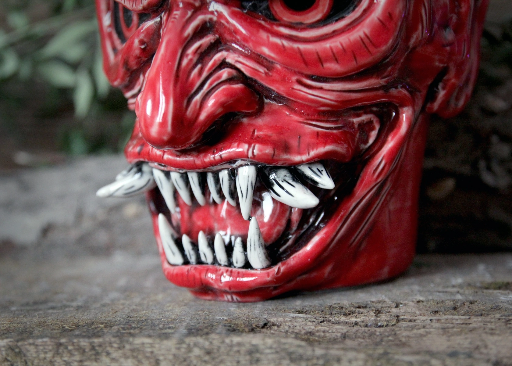 Демоническая кружка-маска | Пикабу