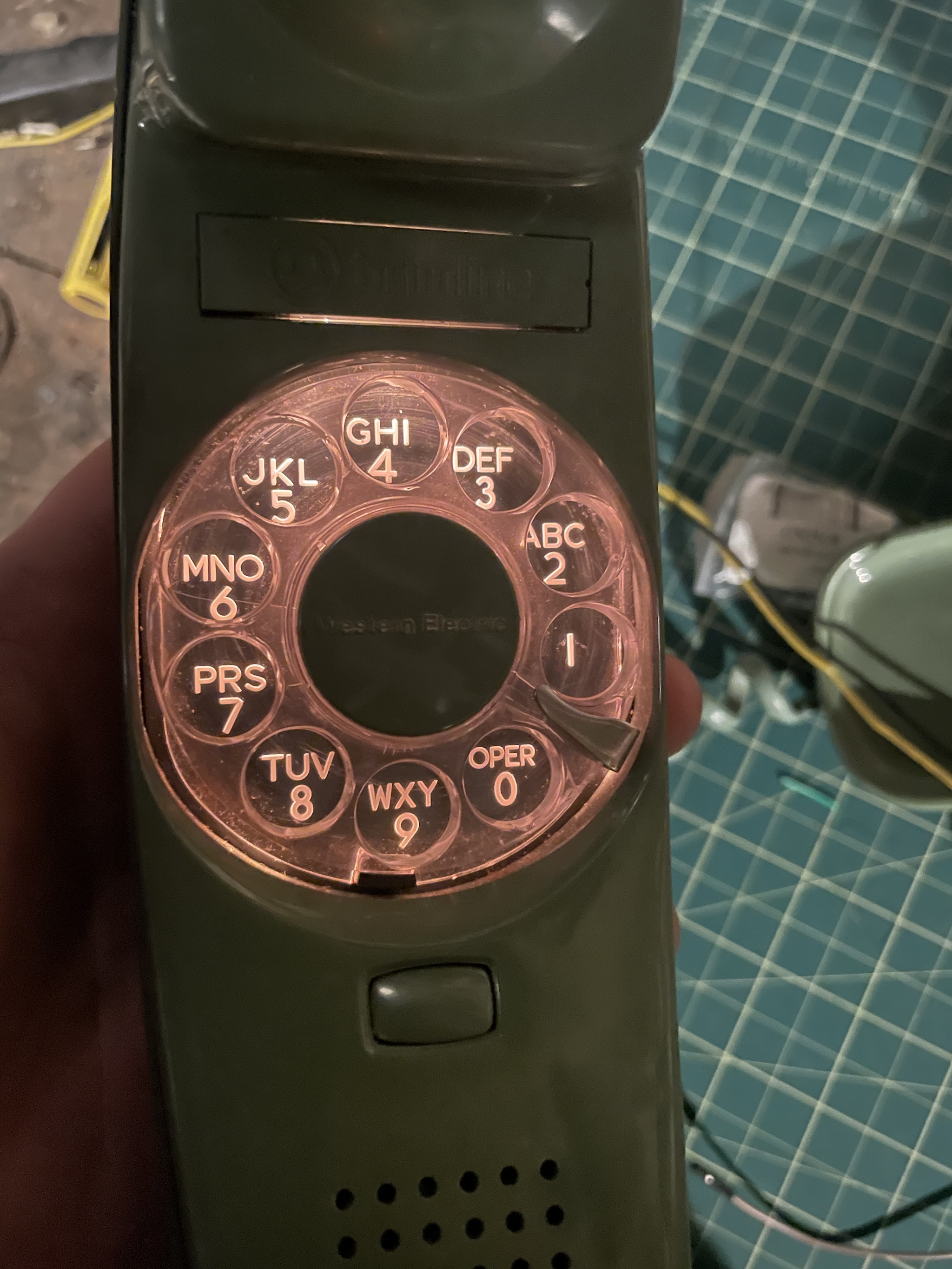 Американский телефонный аппарат Western Electric Trimline | Пикабу