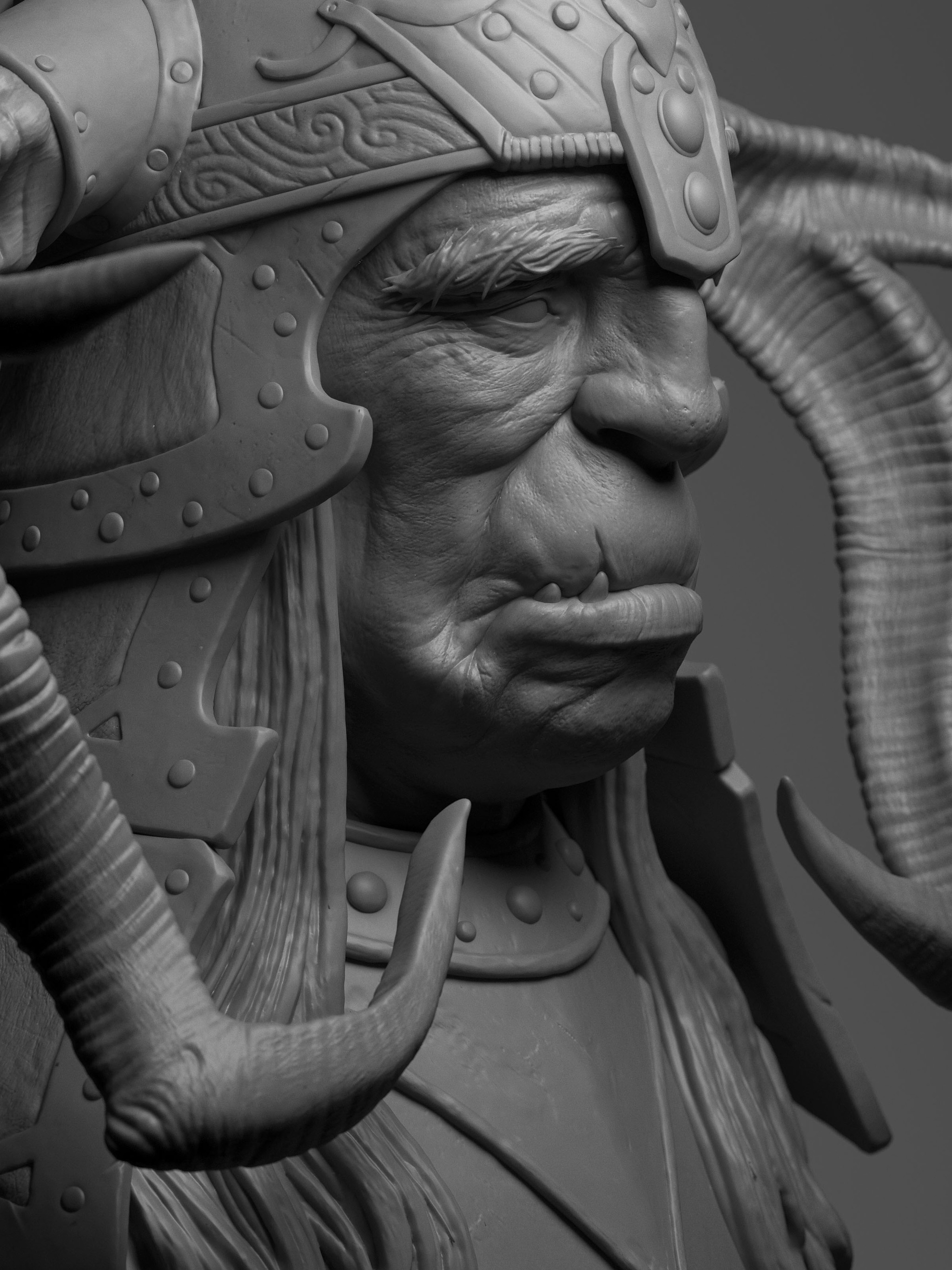 Бюст орка под 3д печать | Пикабу