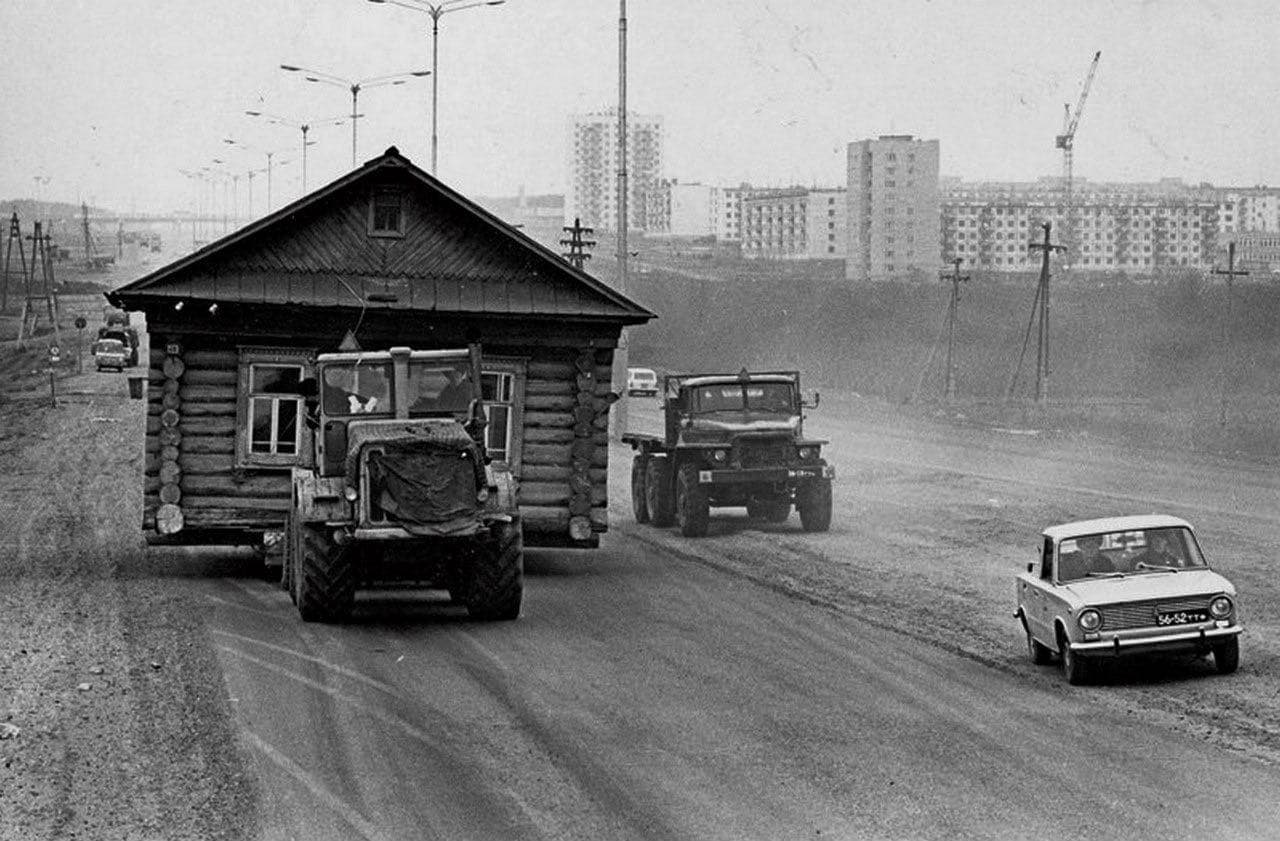 Перевозка дома | Пикабу