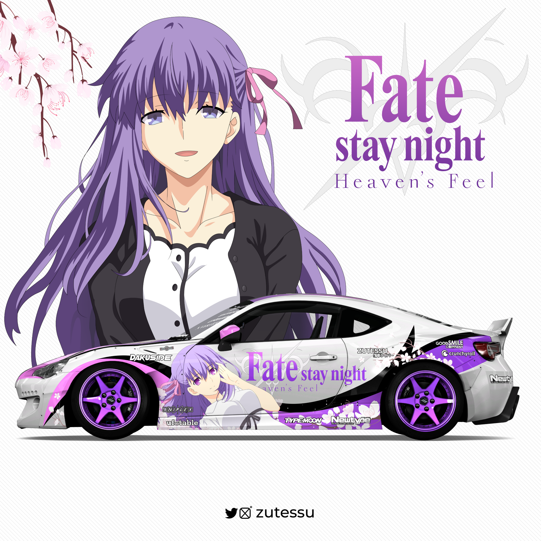 Иташа ливрея для Toyota GT86 — Сакура Мато из Fate Stay Night | Пикабу