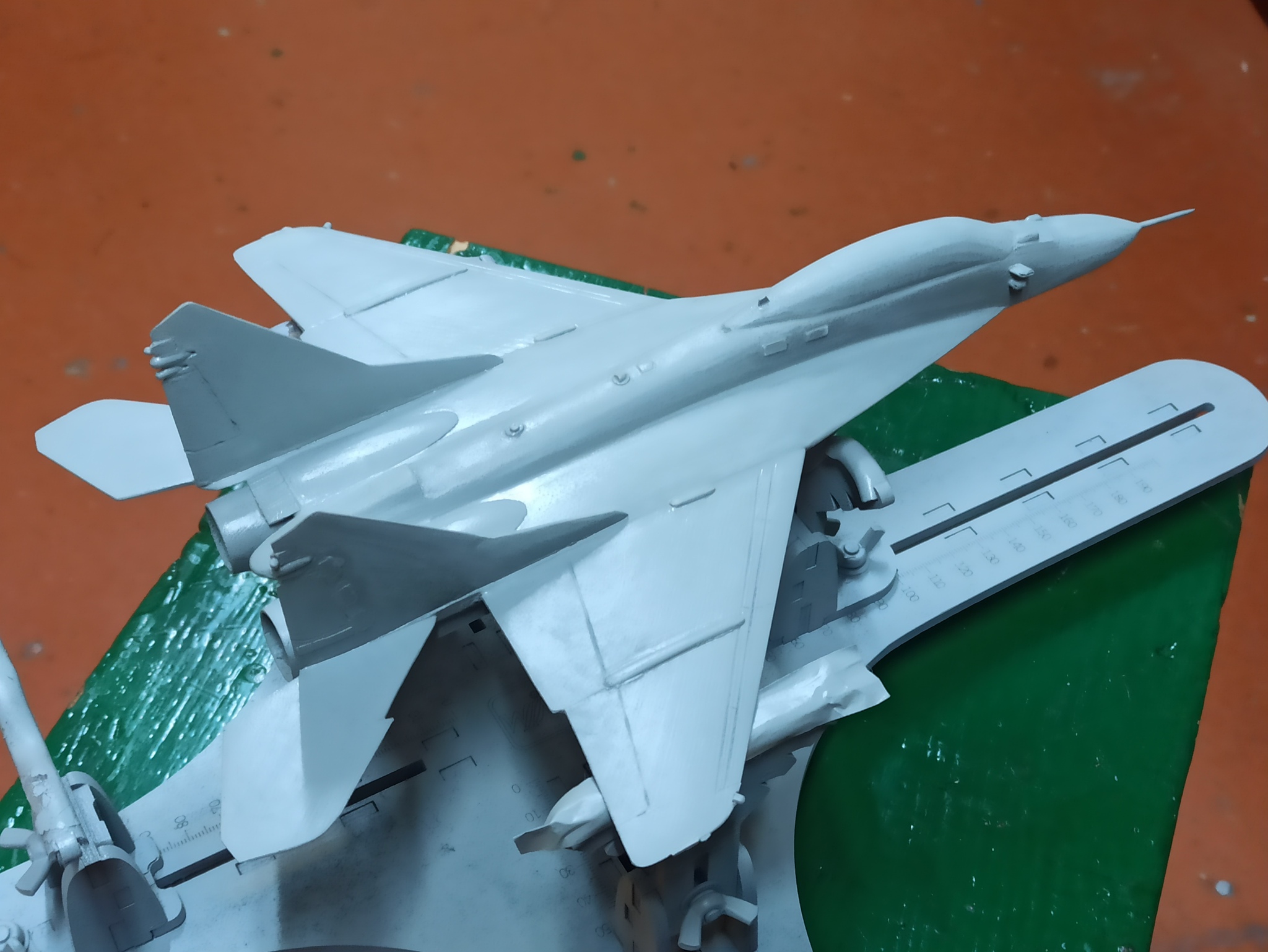 Стендовая модель самолёта МиГ-35. Масштаб 1/48.Часть 2 | Пикабу