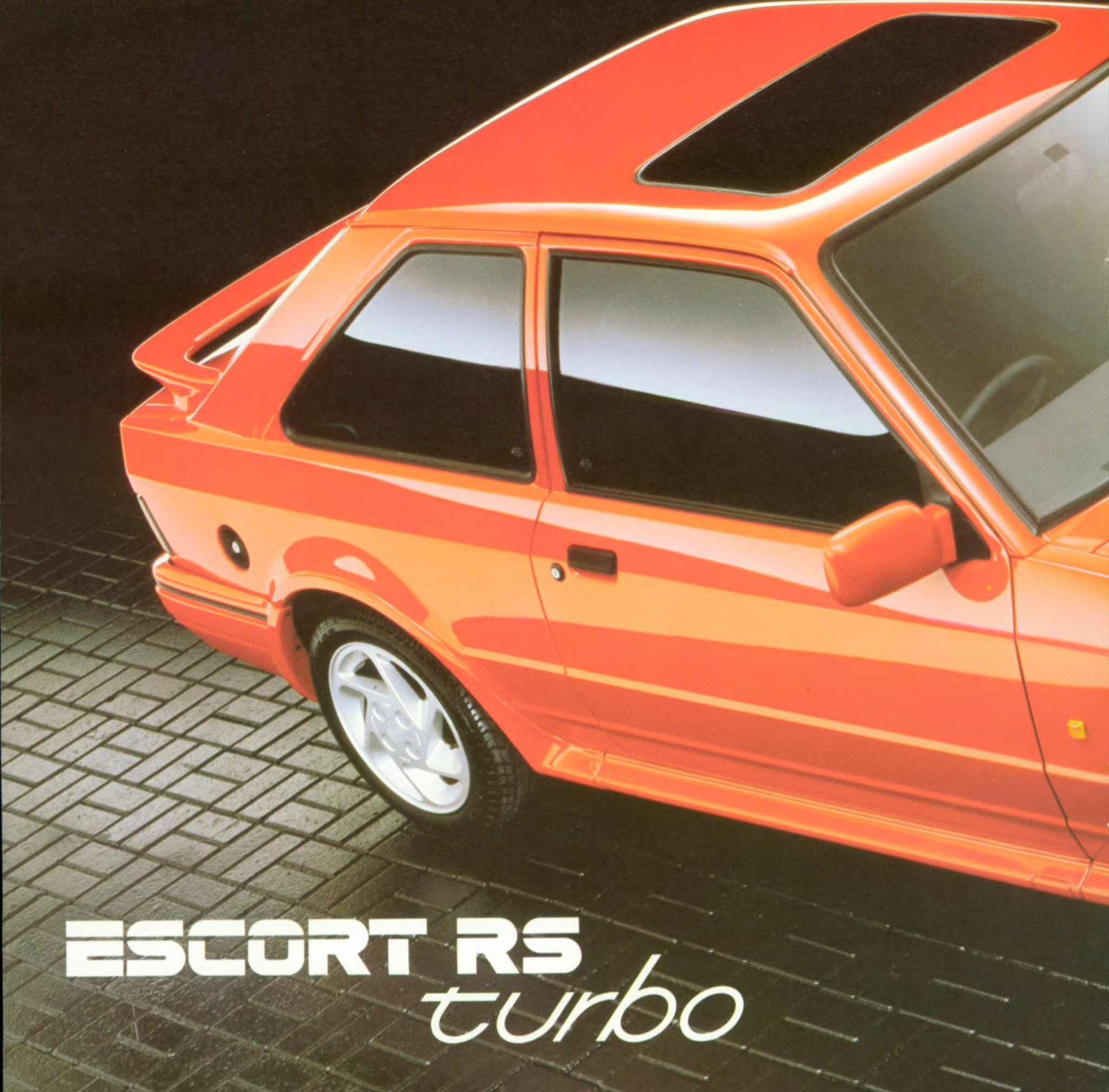 Брошюра Ford Escort RS Turbo за 1987 год Пикабу