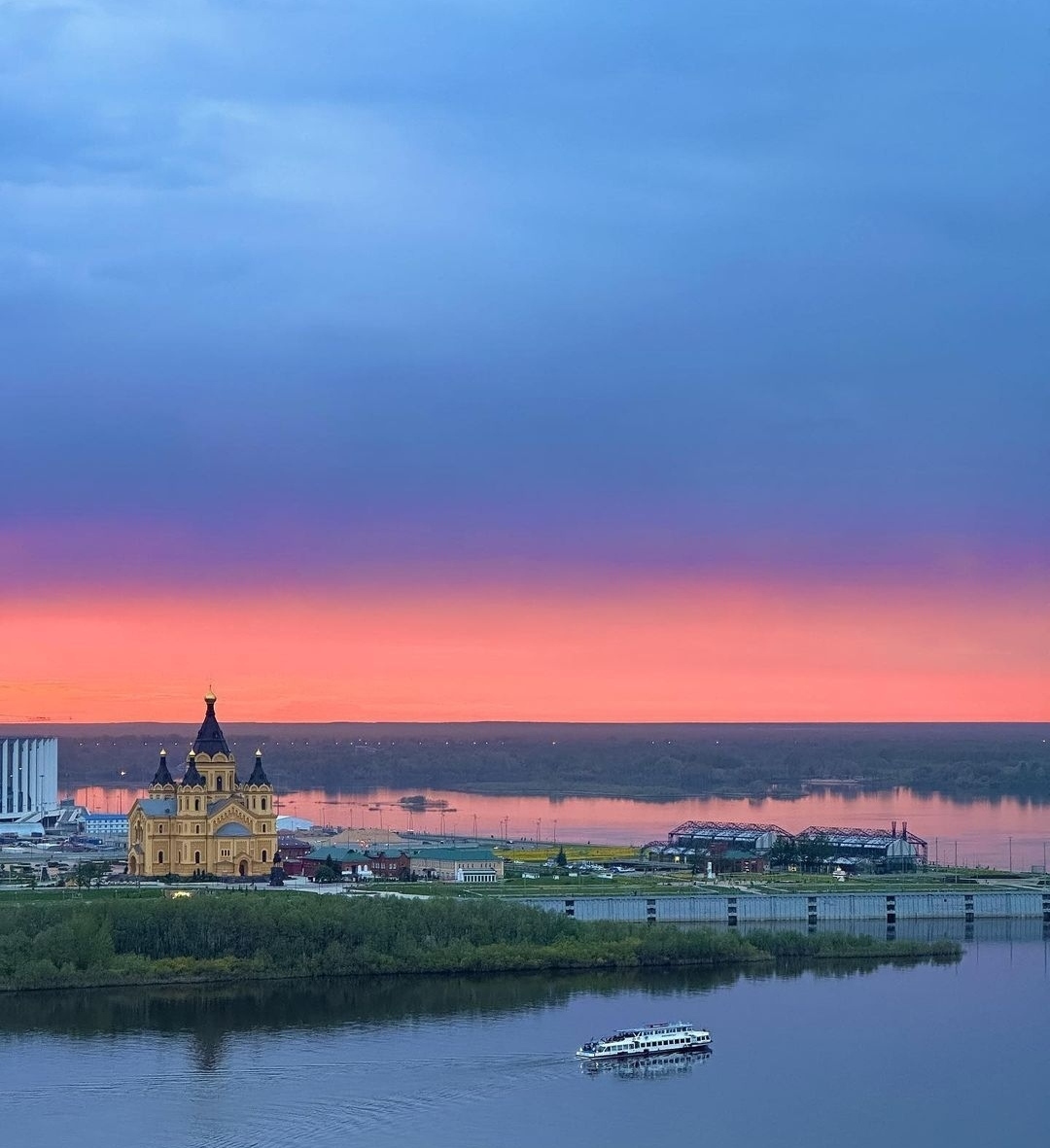 Стрелка Оки и Волги | Пикабу