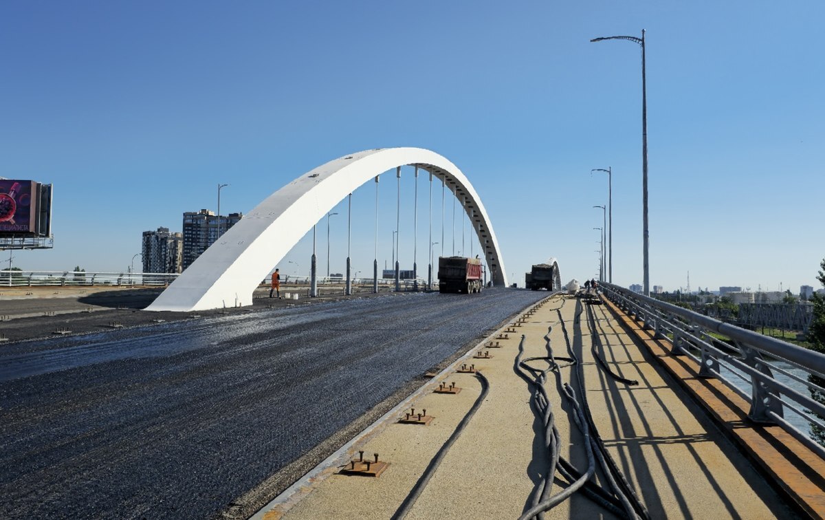 Яблоновский мост в Краснодаре скоро откроют | Пикабу