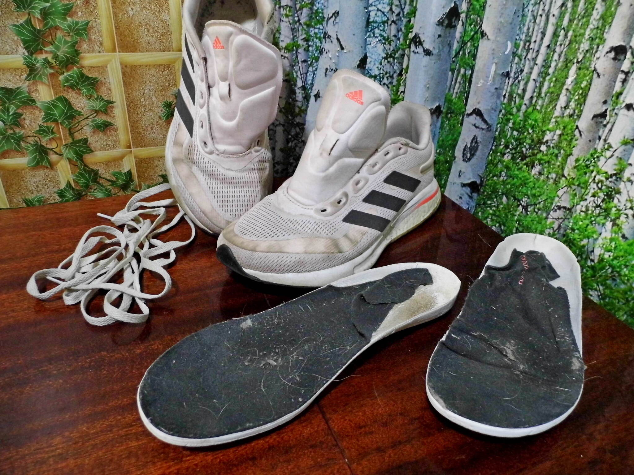 Adidas розовые - клеанинг | Пикабу