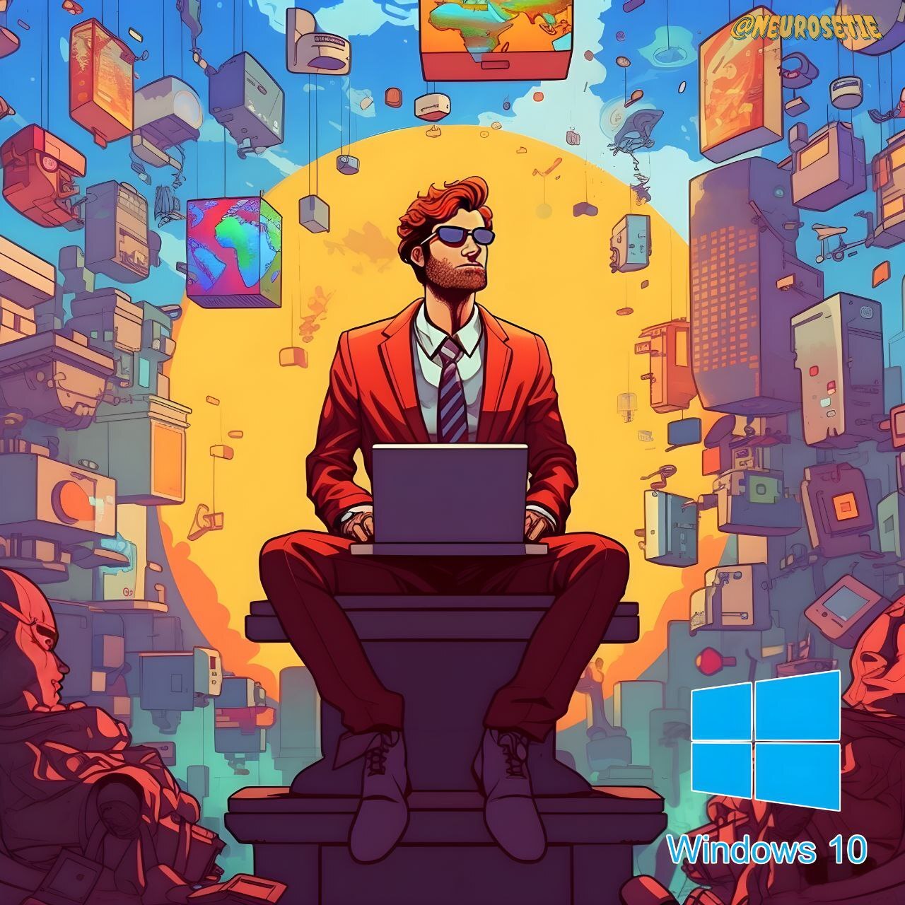 Версии Windows в образах людей | Пикабу