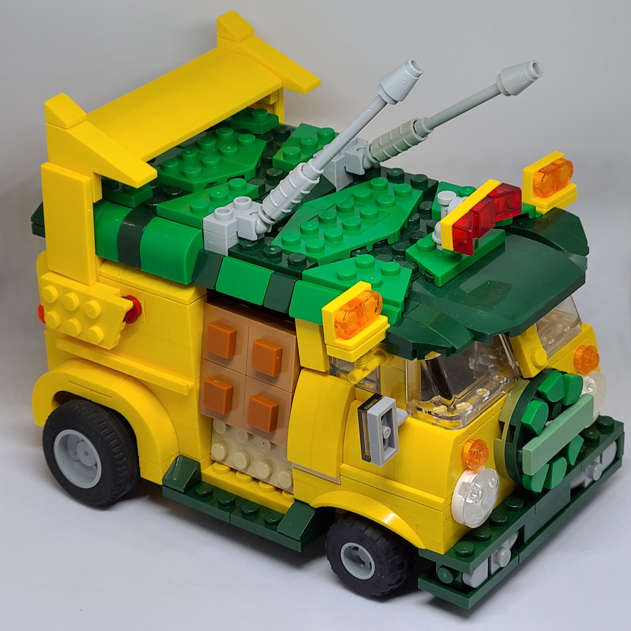 Lego TMNT Party Van 1987 | Пикабу