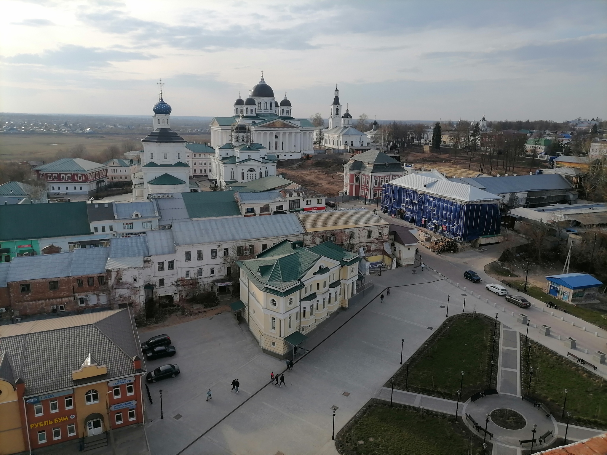 Город Арзамас с высоты | Пикабу