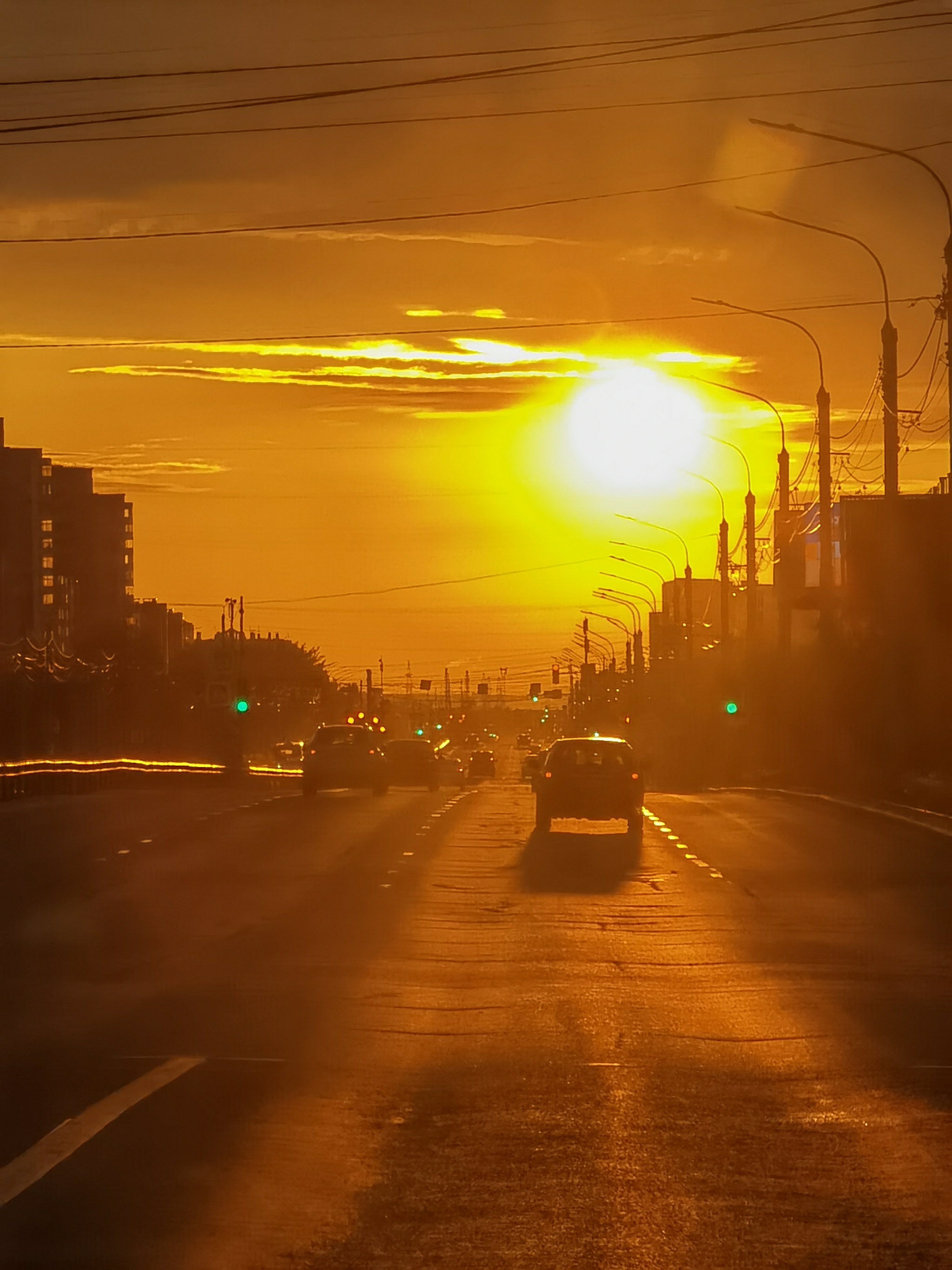 Красноярск одним ранним утром | Пикабу