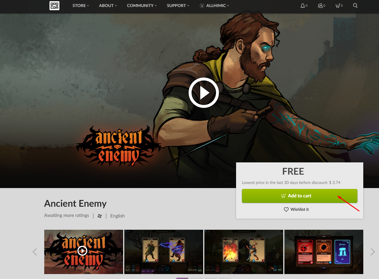 GOG] Ancient Enemy (Может потребоваться VPN) | Пикабу