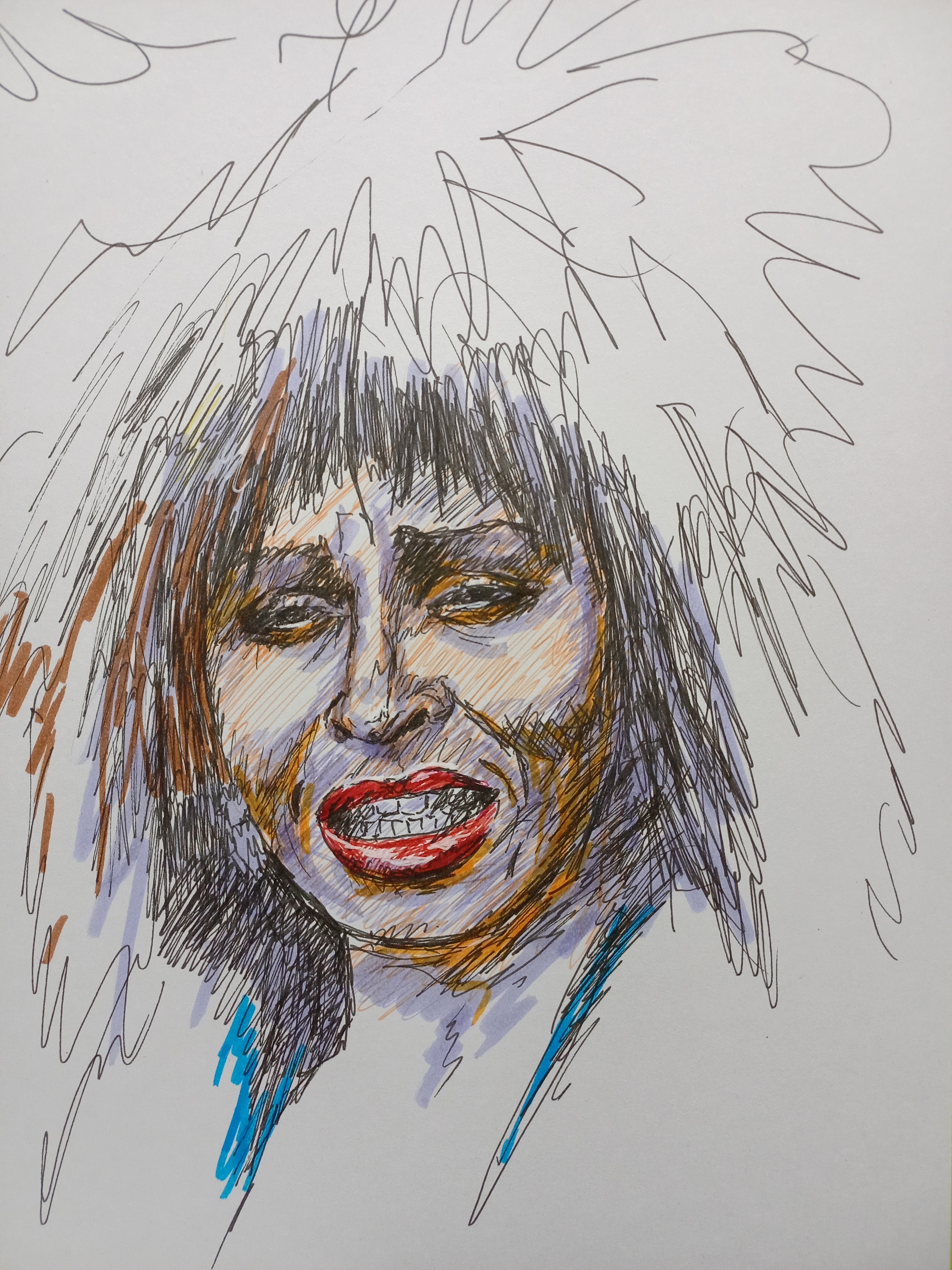 Тина Тернер. Рисунок | Пикабу