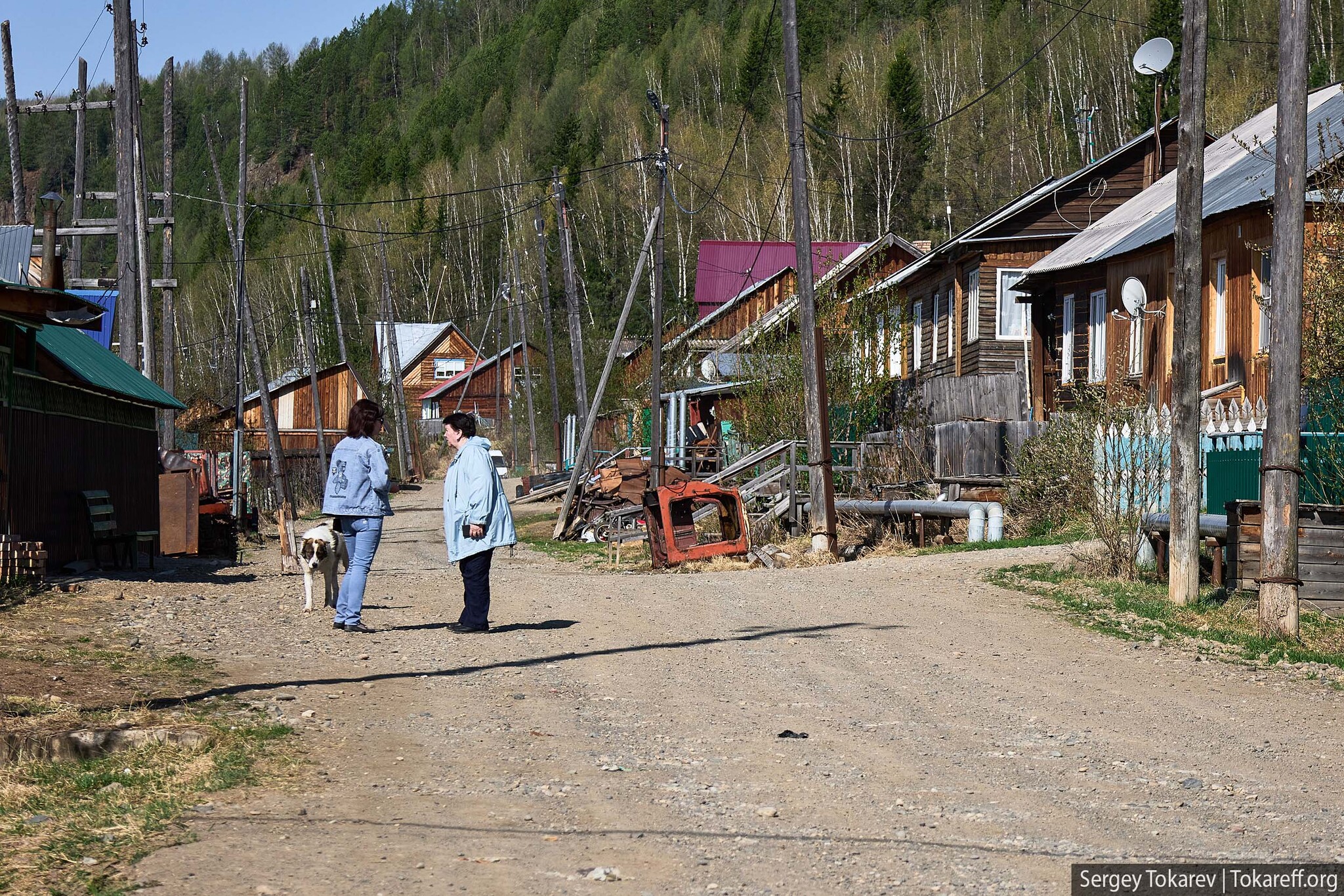 Эвенкийское село Байкит на Подкаменной Тунгуске - первый раз сошли на берег  | Пикабу