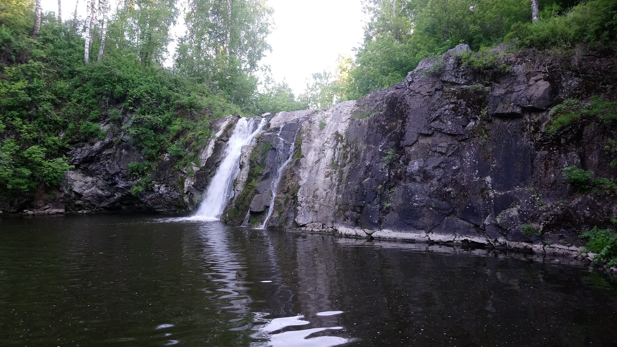 Пещерский водопад | Пикабу