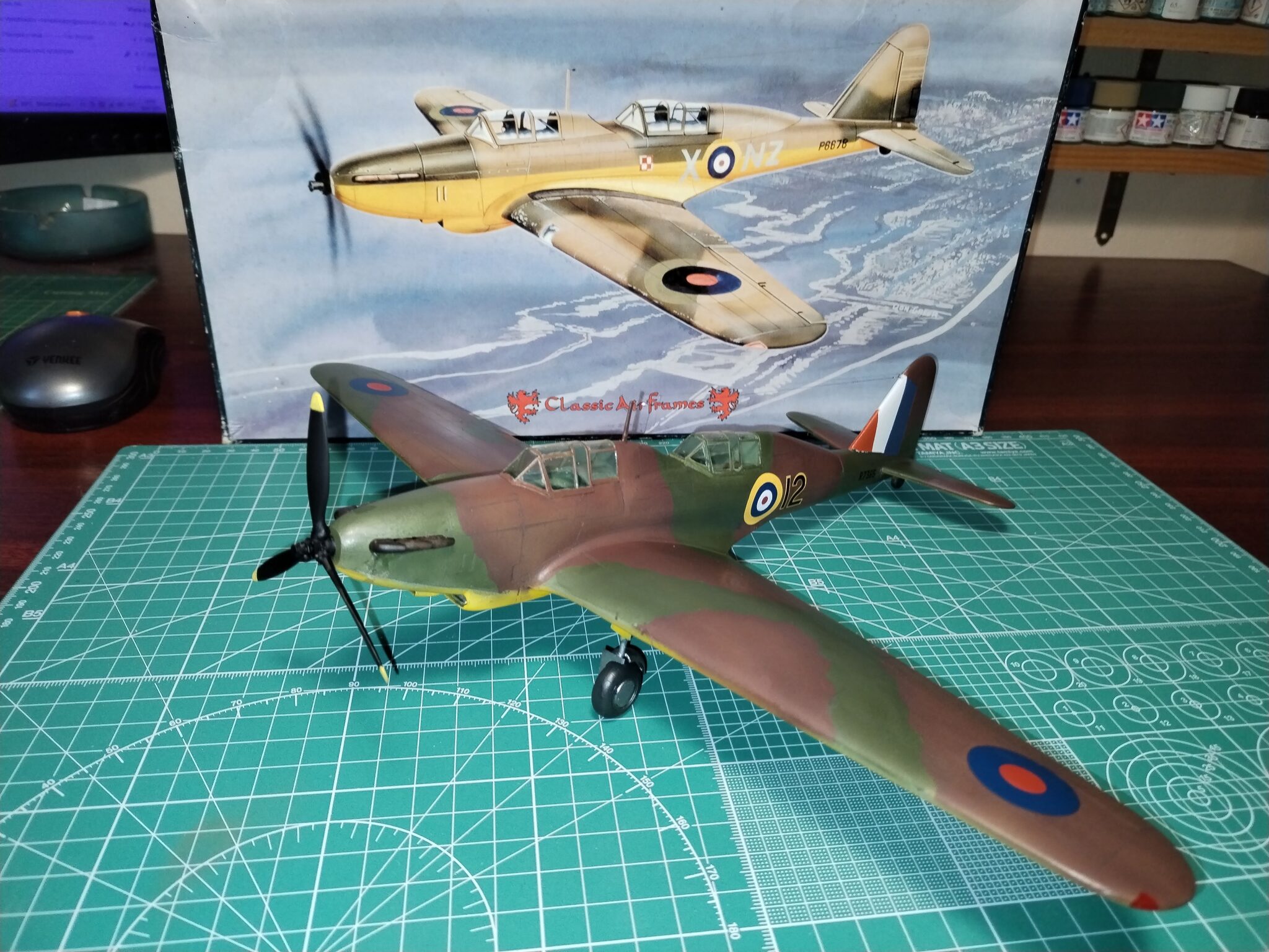 Fairey Battle trainer 1/48 Classic Airrames | Пикабу