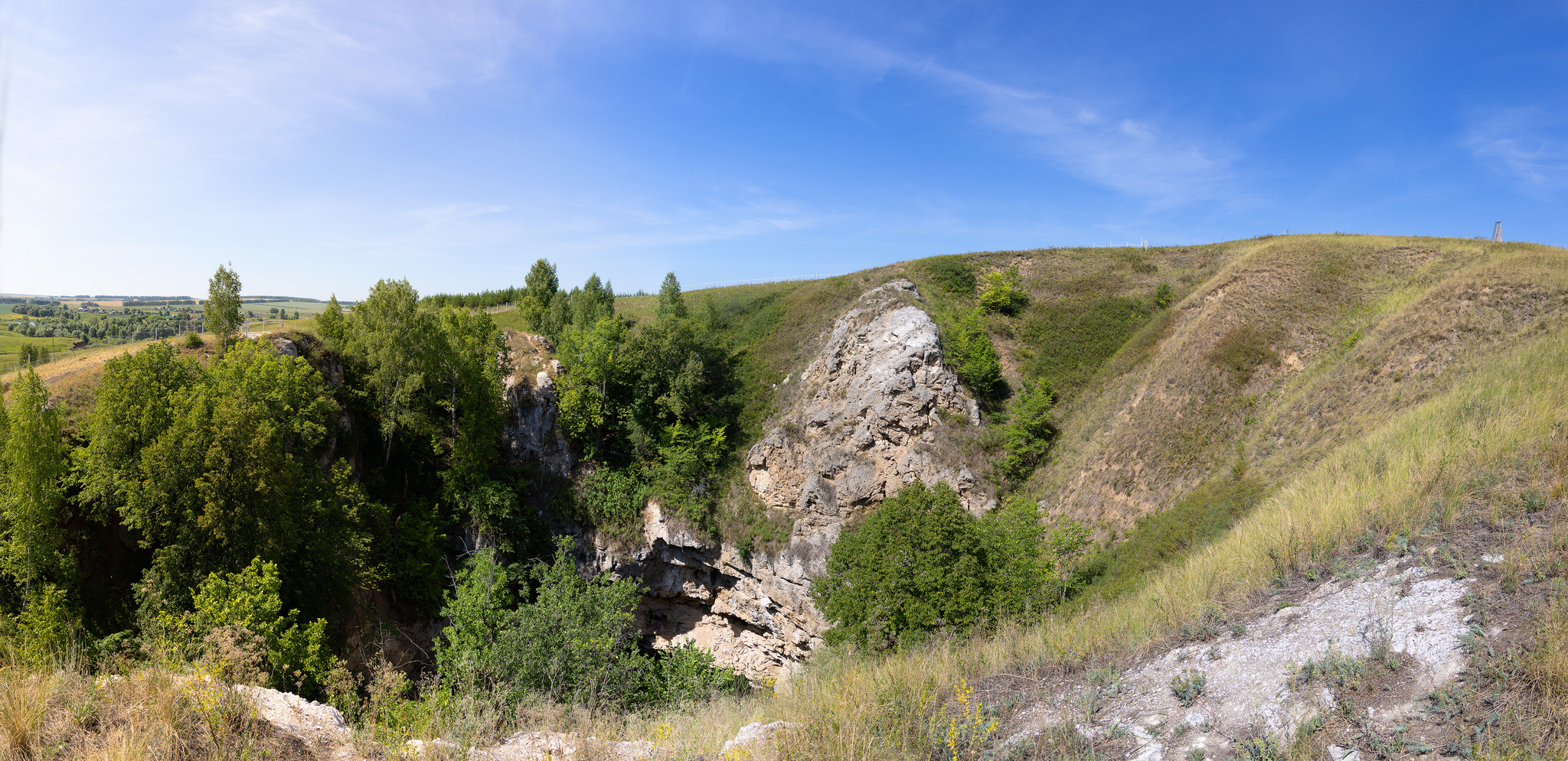 Жерло вертолетной пещеры, Башкирия. панорама | Пикабу