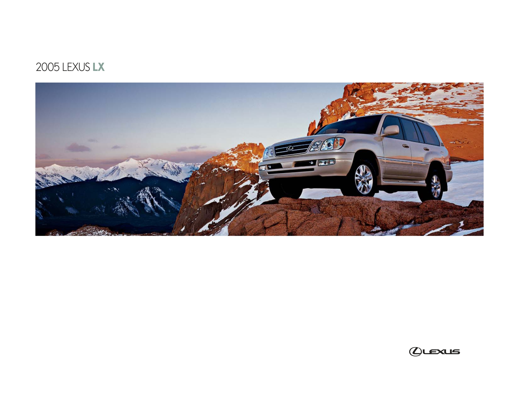 Брошюра Lexus LX за 2005 год | Пикабу