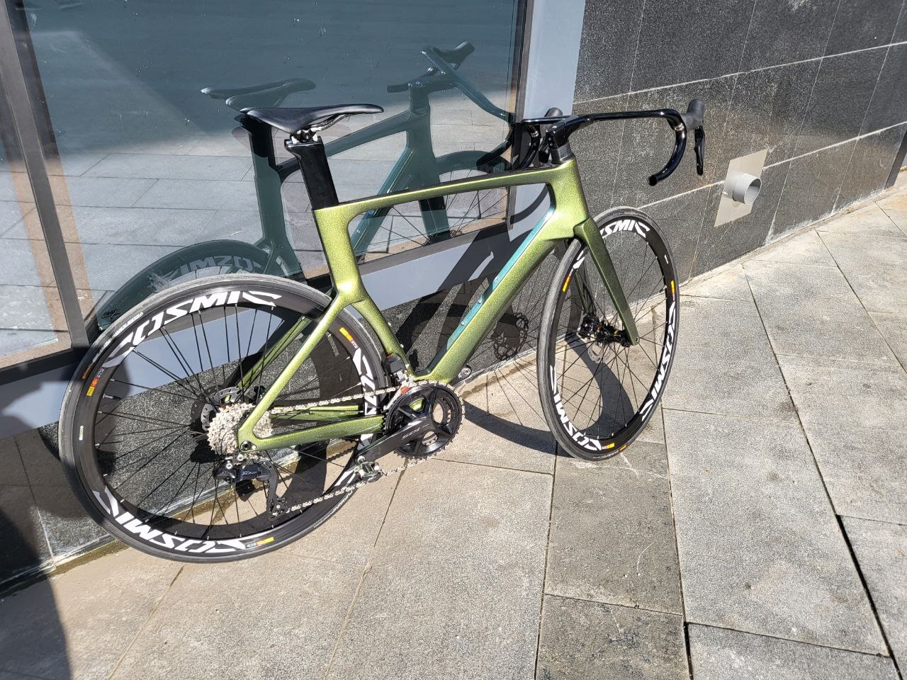 Шоссейный велосипед карбон 8.4кг 105 Di2 12s | Пикабу