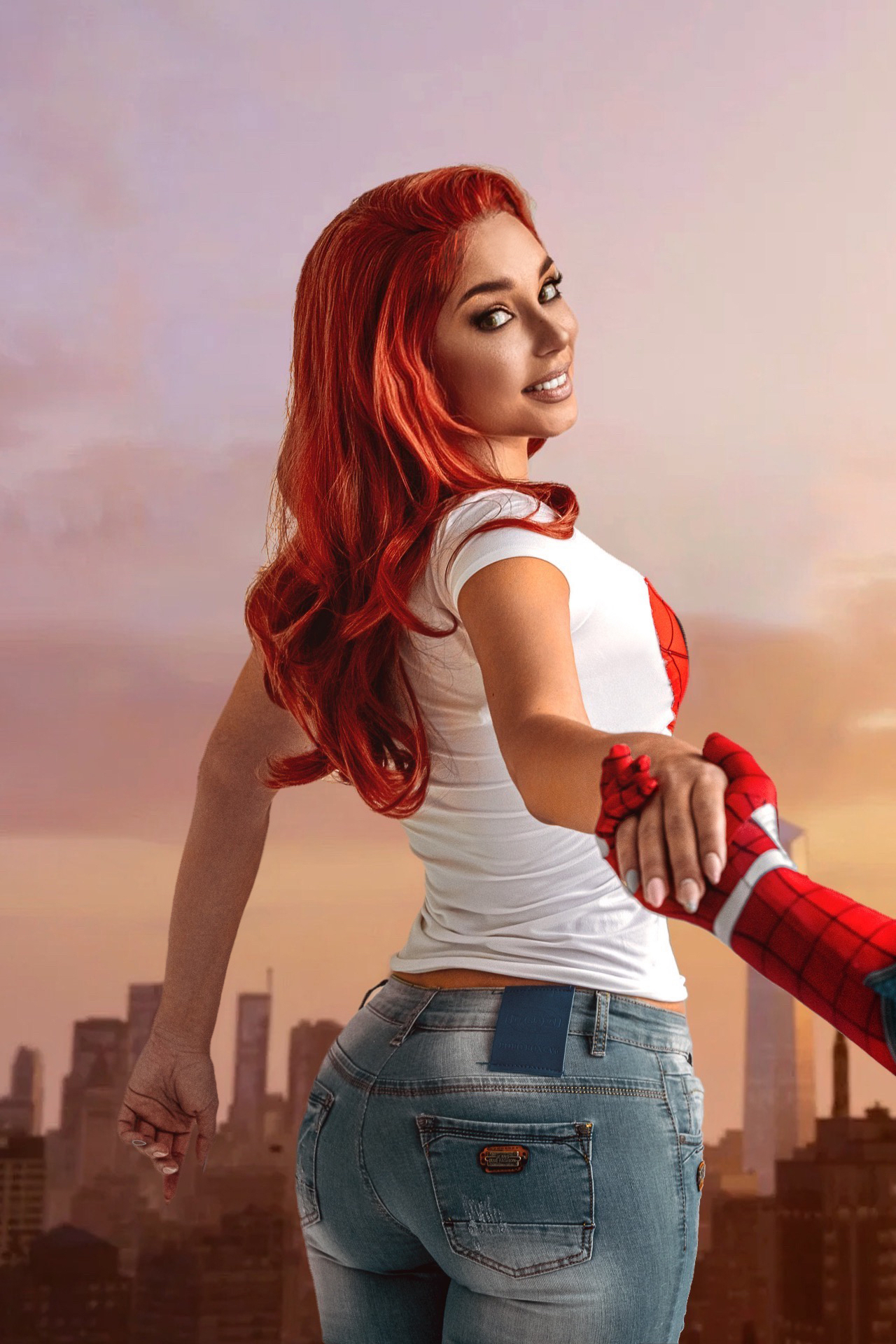 Мэри Джейн и Паучок. Косплей | Пикабу