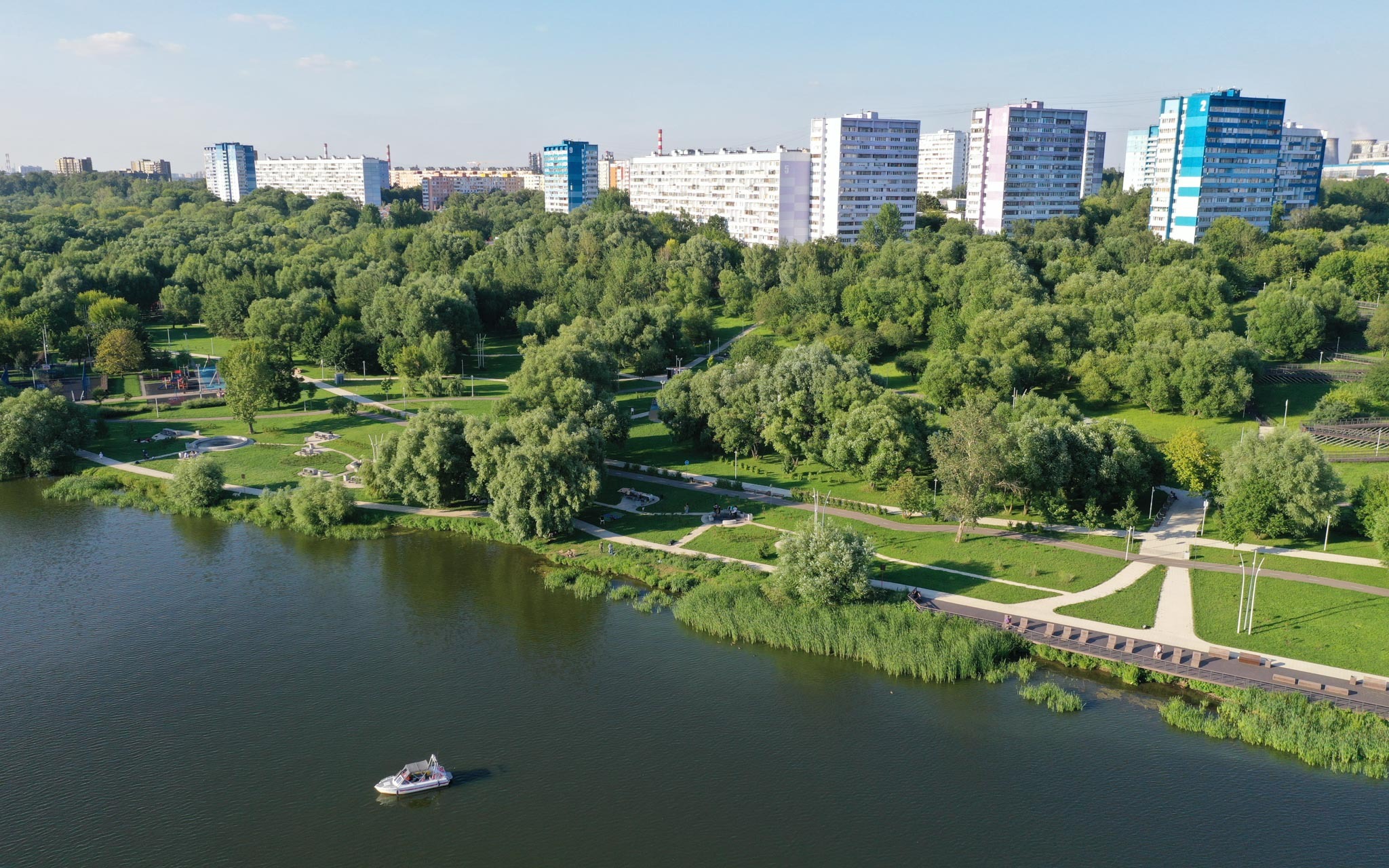 Преображение берегов Москвы-реки в Капотне и Печатниках | Пикабу