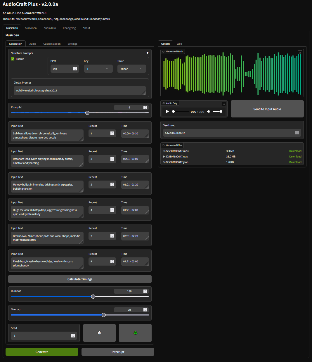 AudioCraft Plus - нейросеть для генерации музыки. Портативная версия |  Пикабу