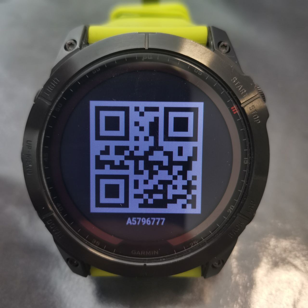 QR/Штрих код ПаркРана для часов Garmin | Пикабу